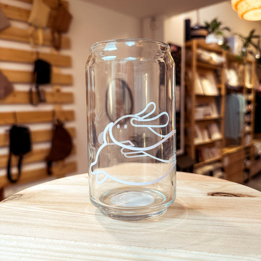 Can Glas mit Druck „Dackel“