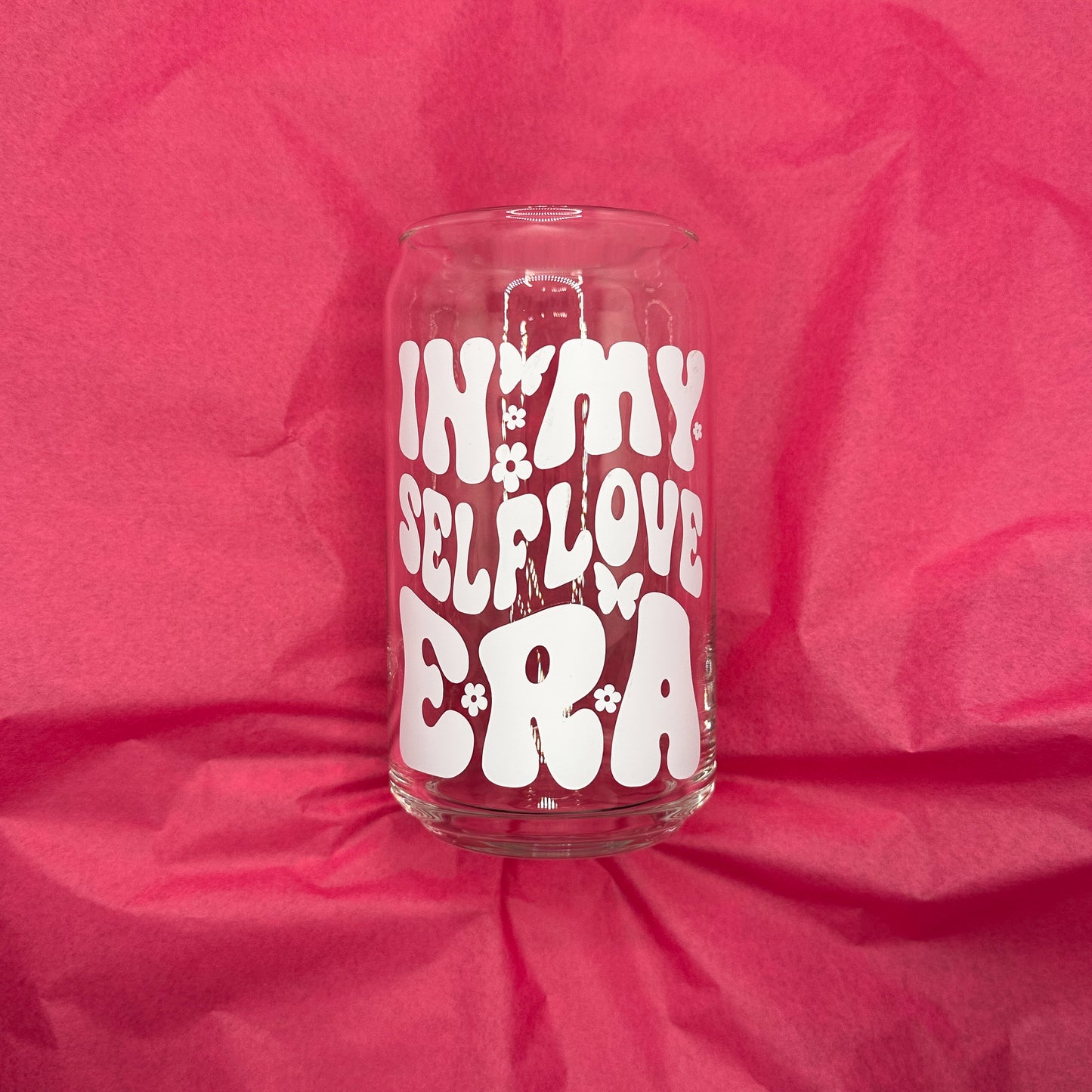 Can Glas mit Druck „In My Selflove Era“