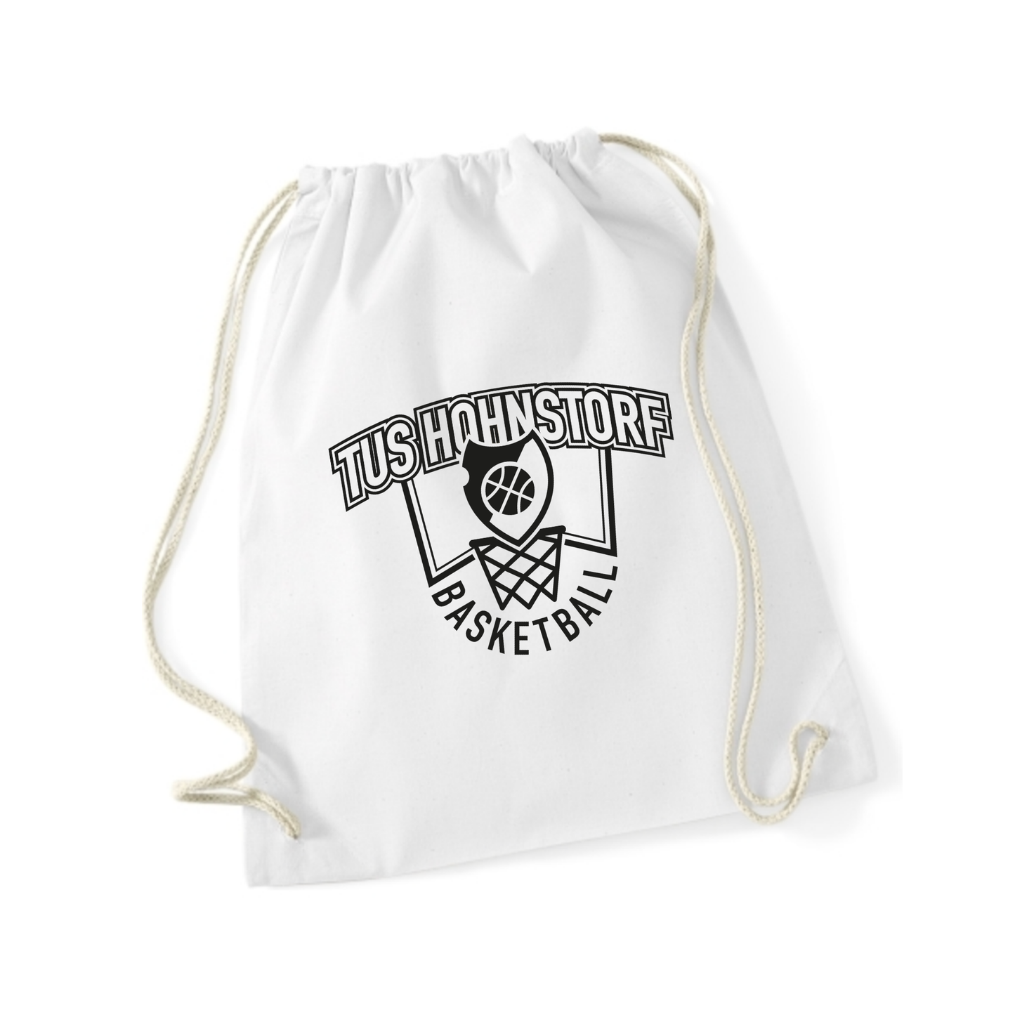 Turnbeutel mit mit gedrucktem Logo