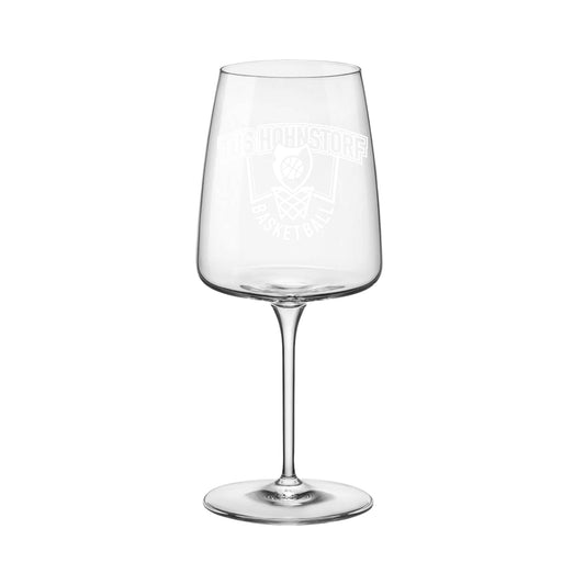 Weinglas mit gedrucktem Logo