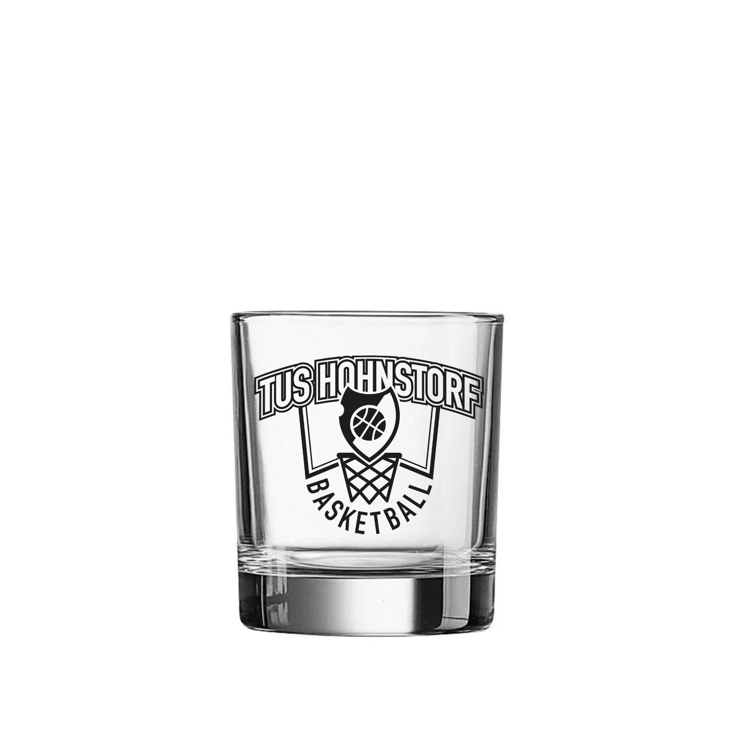 Whiskeyglas mit gedrucktem Logo