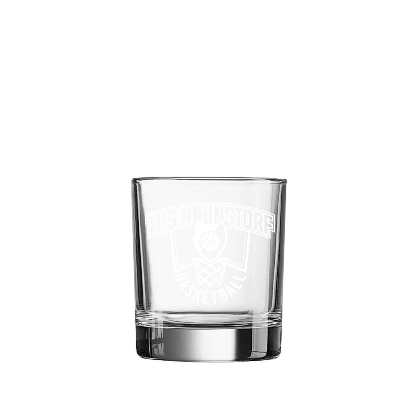 Whiskeyglas mit gedrucktem Logo