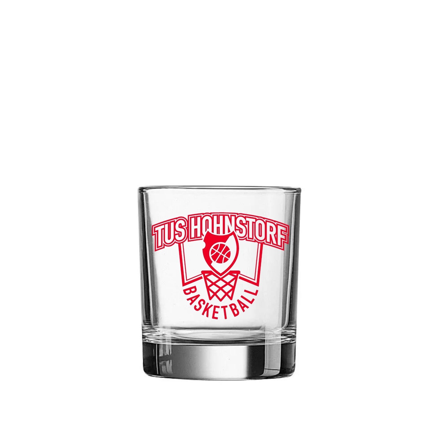 Whiskeyglas mit gedrucktem Logo