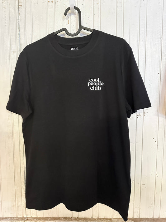 Unisex T-Shirt in Schwarz mit Backprint Tigerkopf