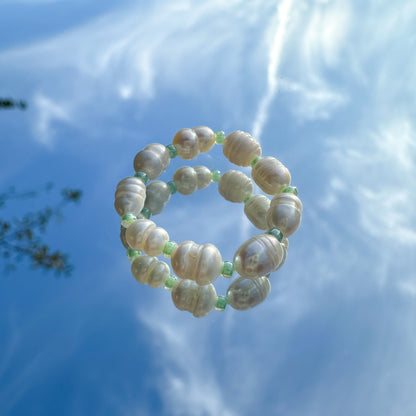 Perlenring "Luna" aus Süßwasserperlen