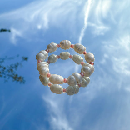 Perlenring "Luna" aus Süßwasserperlen