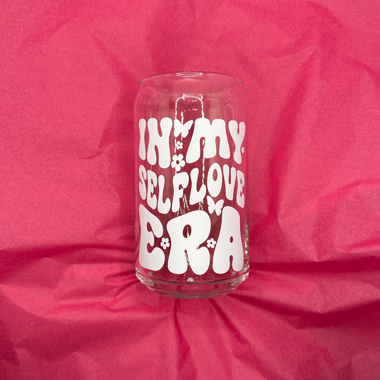 Can Glas mit Druck „In My Selflove Era“