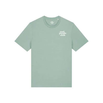 Life comes in waves you better start surfing – Unisex T-Shirt aus Bio-Baumwolle mit Backprint