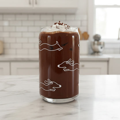 Can Glas mit Druck „Mini Dackel“