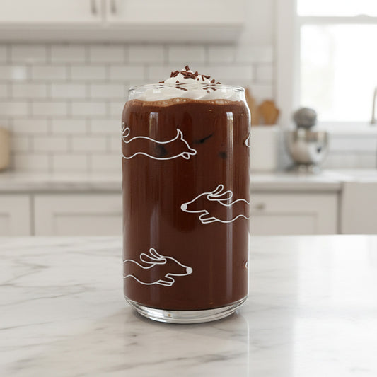 Can Glas mit Druck „Mini Dackel“