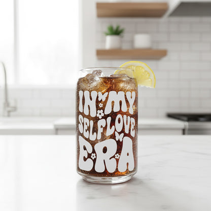 Can Glas mit Druck „In My Selflove Era“